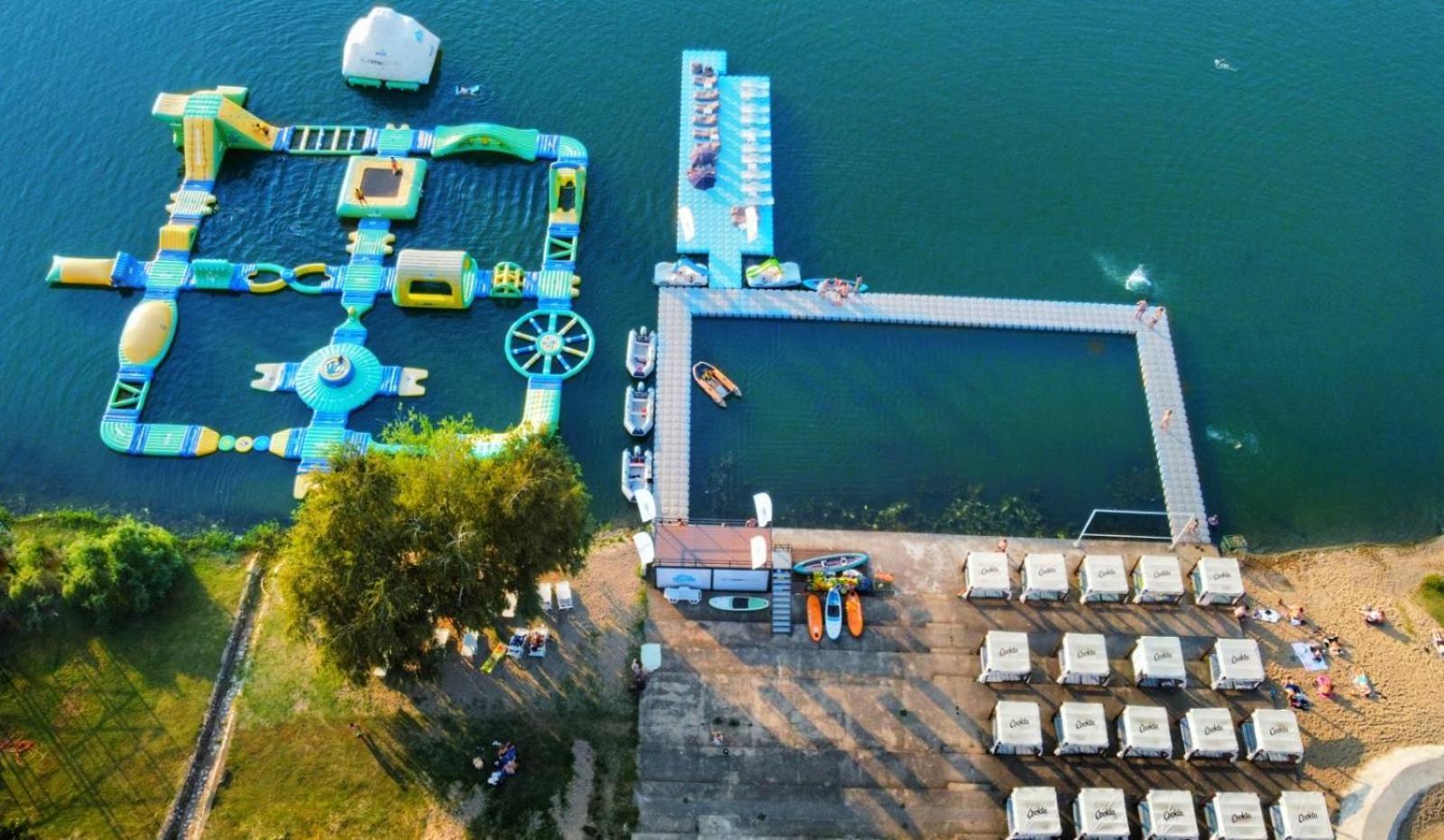Hotel Prenociste Srebrno Jezero Veliko Gradište Esterno foto